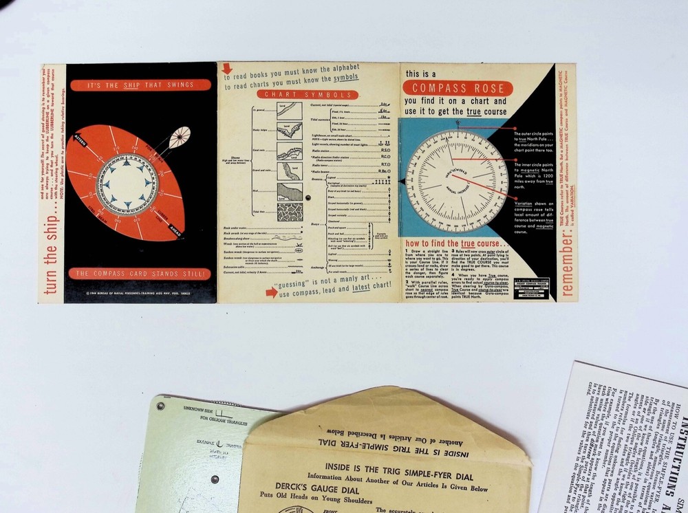 1944 Compass Trainer Navy Target Angles How To Get Them
