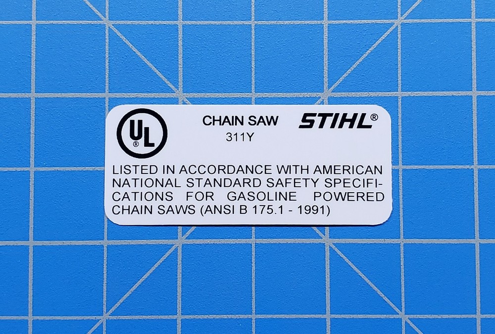 Stihl 1991 Sticker