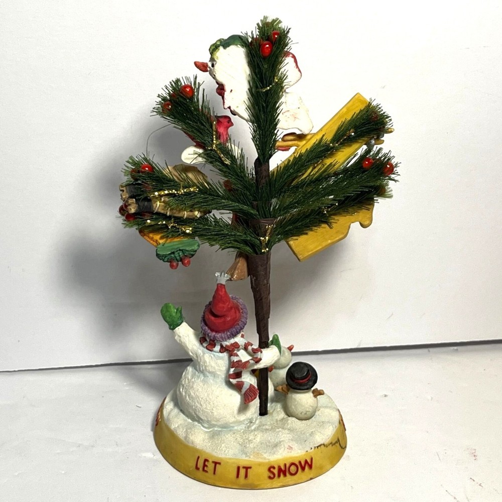 Snowman Let It Snow Holiday Tree Figurine