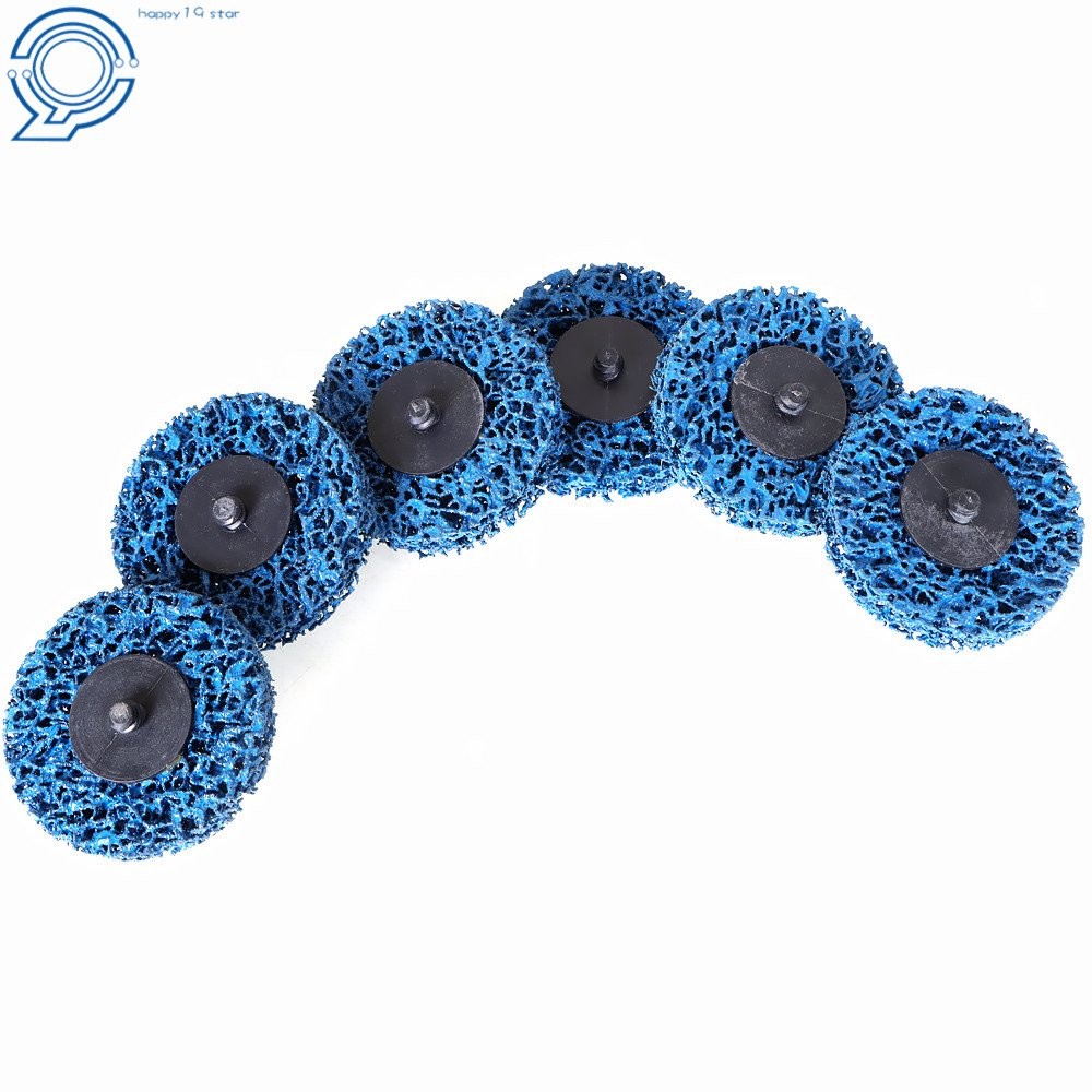 25 Pack 3 Inch Quick Change Easy Strip & Clean Discs For Paint Rust Blue