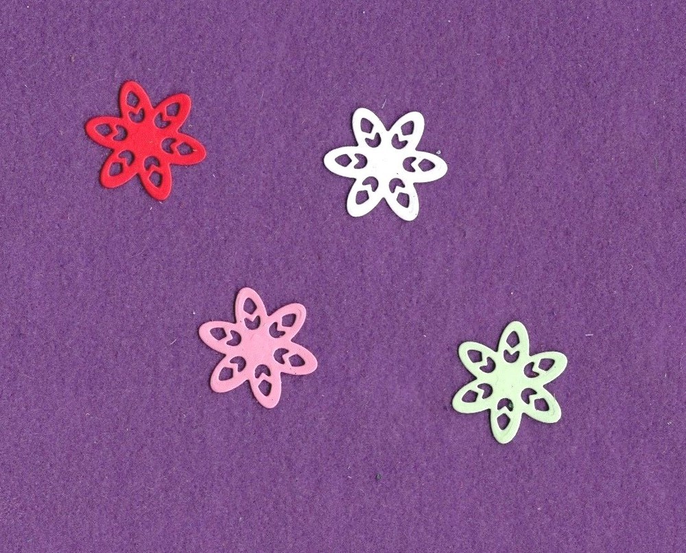 FLOWER # 25 die cuts scrapbook cards