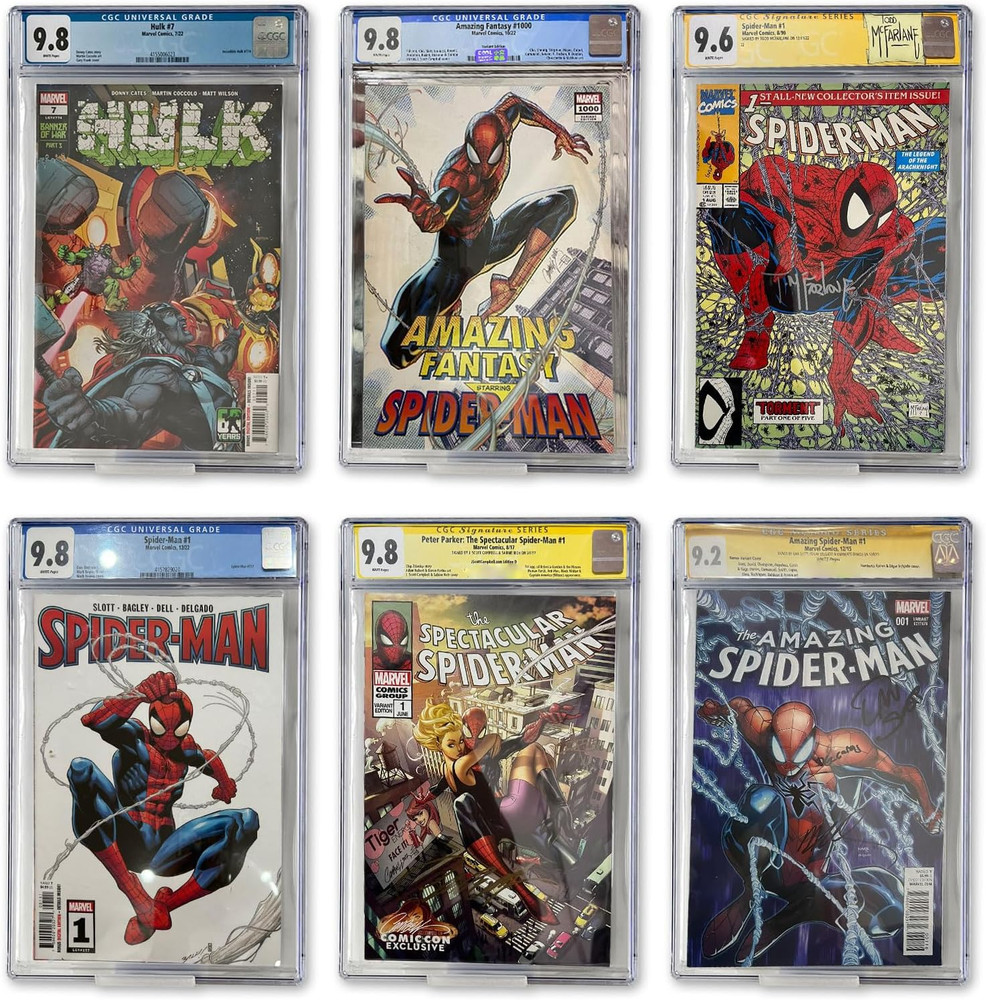 12Pcs Clear Floating Comic Book Display Shelves, Comic Book Shelf Stand Wall
