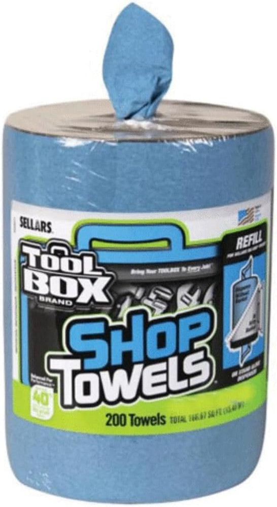 Blue Shop Towel Big Grip R Refill Roll