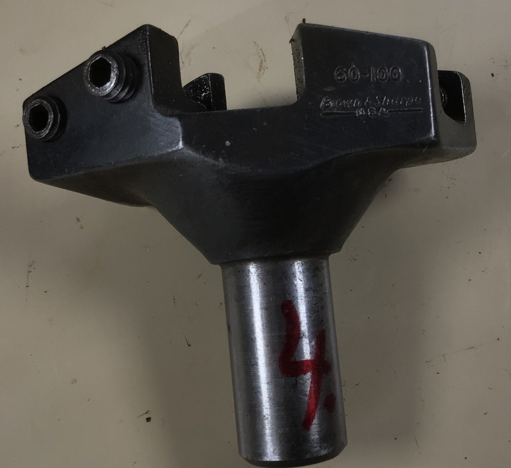 One BROWN & SHARPE TOOL HOLDERS 5/8" SHAANKS #60-100, nice shape