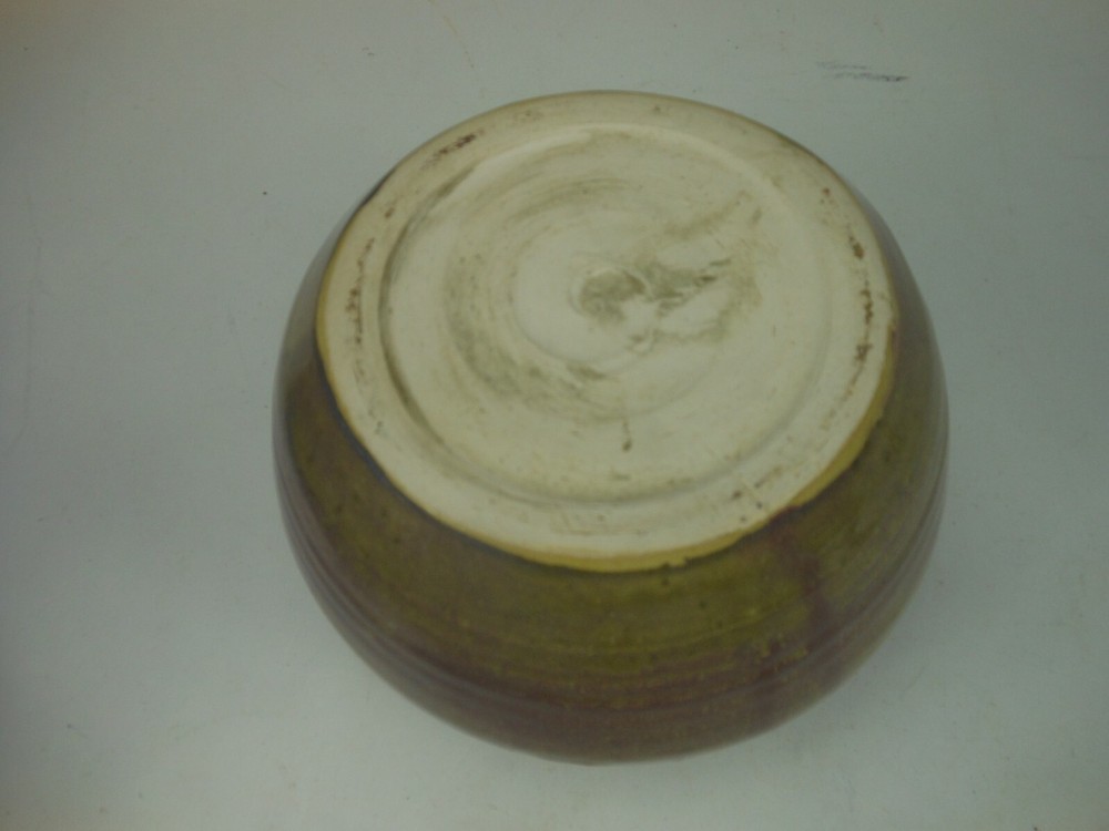 Studio Pottery Vase Hand Crafted Turned 4 3/4"