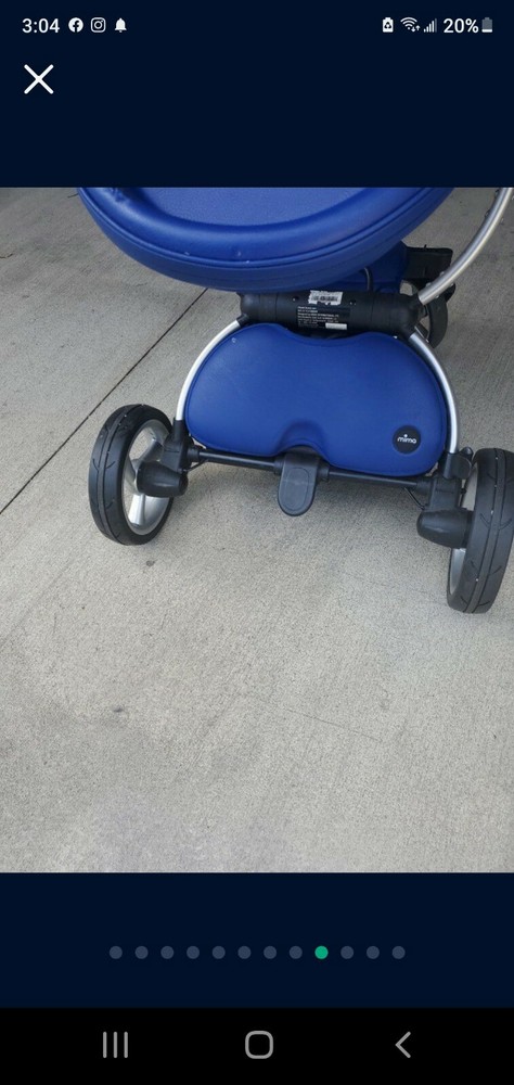 Mima Xari Royal Blue Black Chassis & Starter Pack