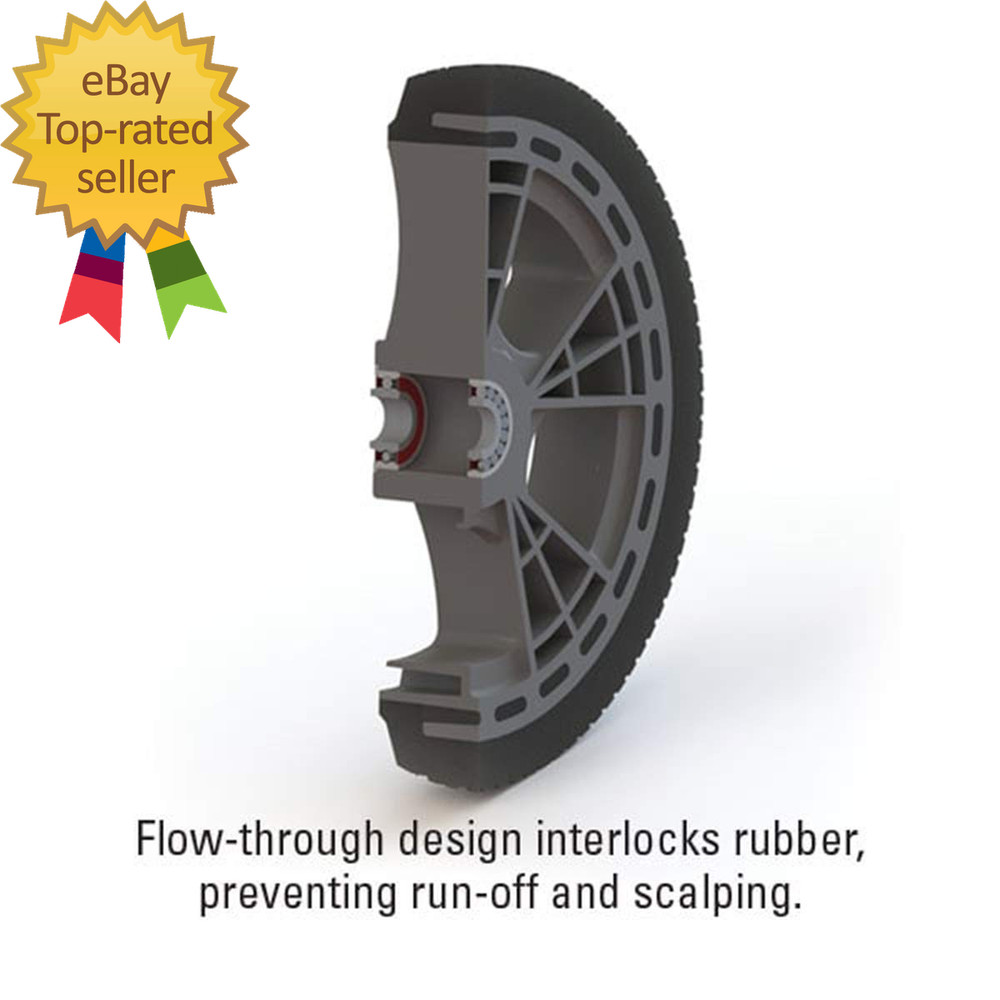 111080 Interlocked Microcellular Foam Wheel 10" X 3-1/2