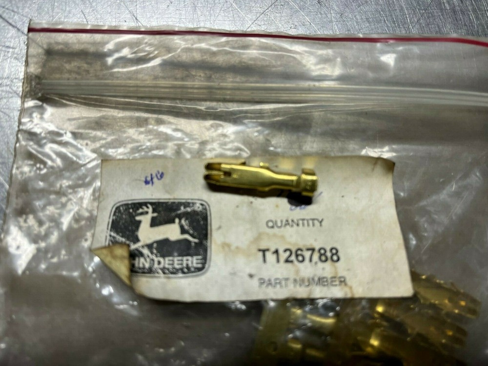 T126788 GENUINE OEM John Deere SINGLE ELECTRICAL CONNECTOR