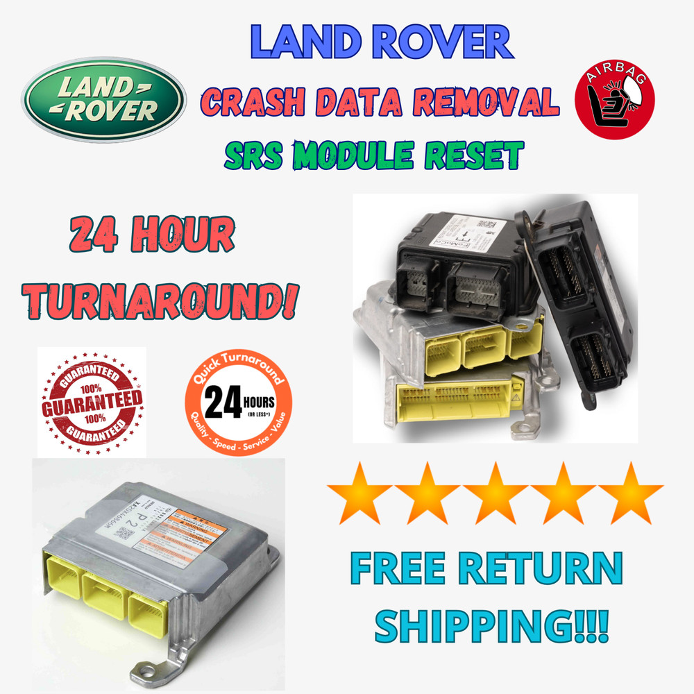 LAND ROVER DEFENDER SRS RESTRAINT CONTROL MODULE CRASH CODE REMOVAL RESET