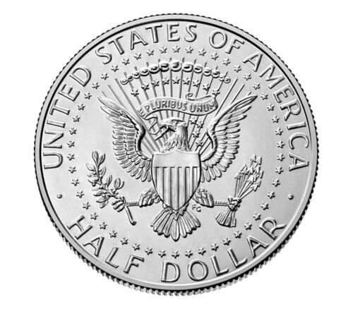 2022 D UNC. KENNEDY HALF DOLLAR - GEM BU FIELDS & DEVICES