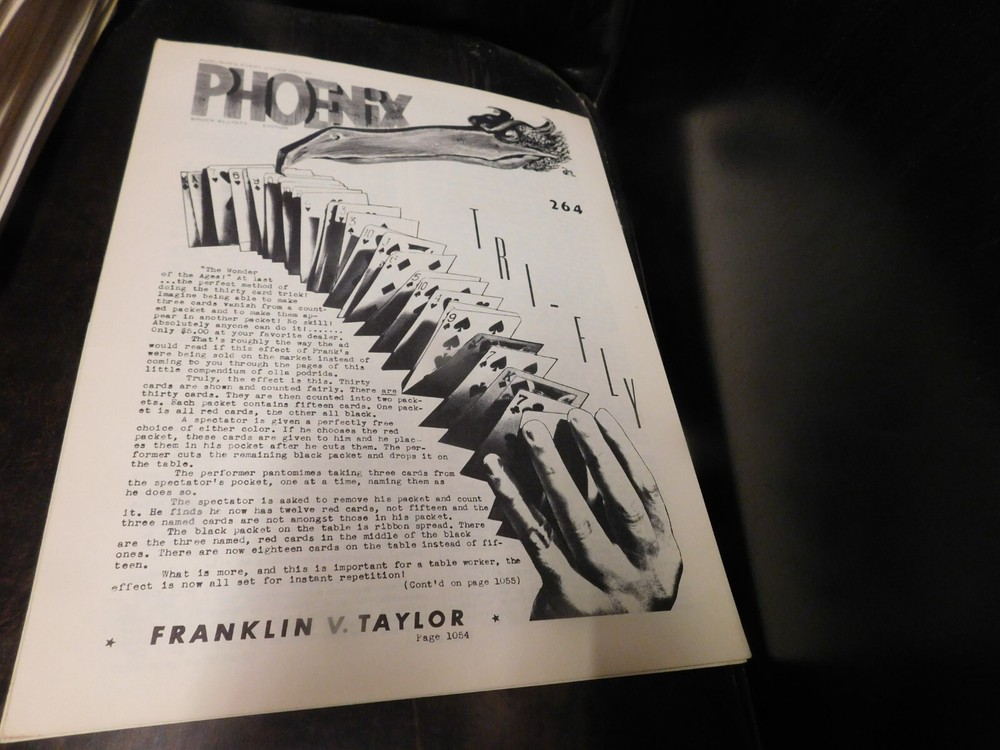 The Phoenix Magic Magazine For Magicians # 264
