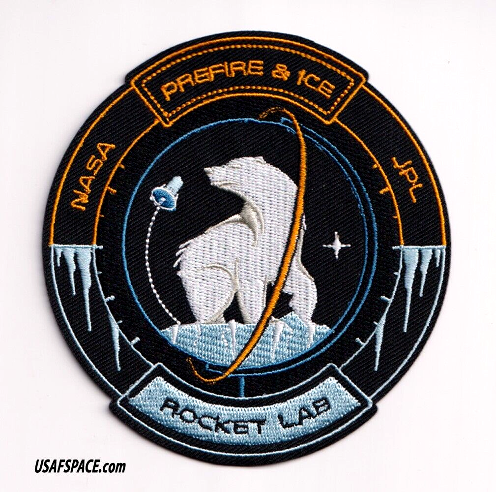 Authentic ROCKET LAB 49 "PREFIRE & Ice" NASA JPL SATELLITE Mission Launch PATCH