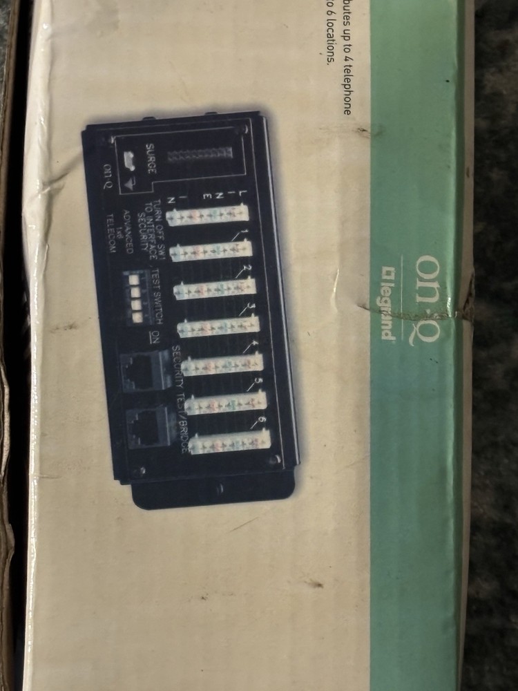 Legrand On-Q 1x6 Location Basic Telecom Phone Module (1267062-01-V1) NEW