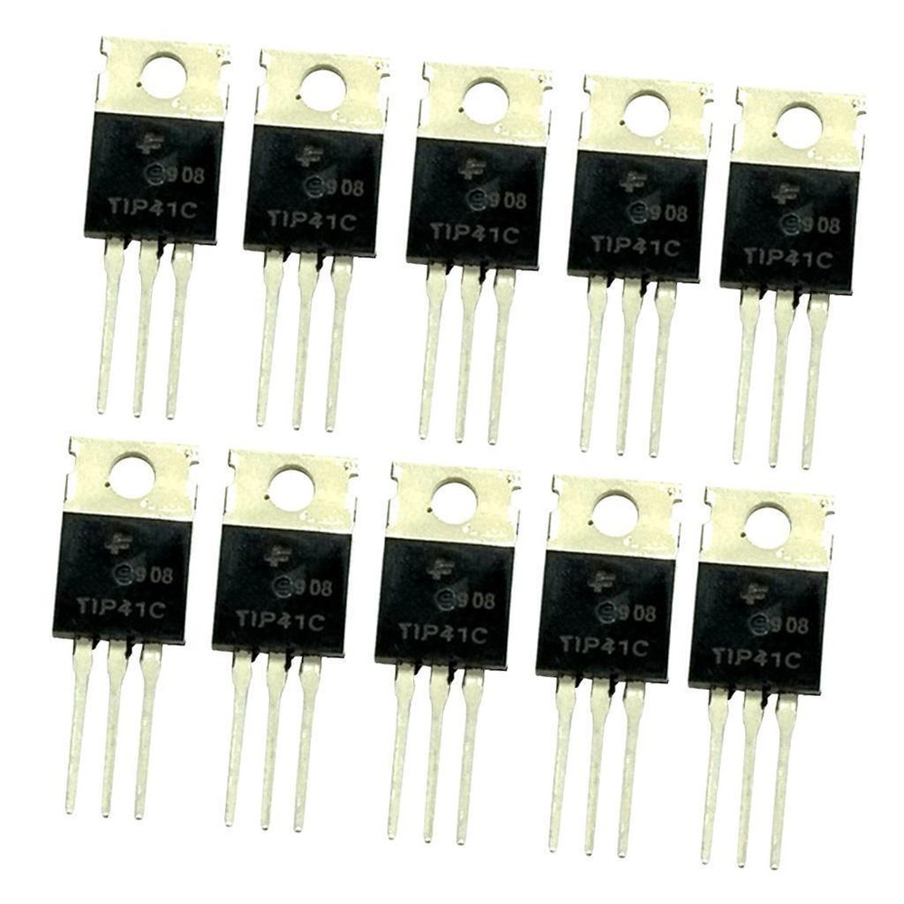 DIY & Tools/Electrical/Transistors TIP41C TO-220 100V / 6A / 65W NPN Transistor