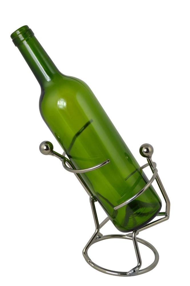 Couple Holding Bottle Wine Rack