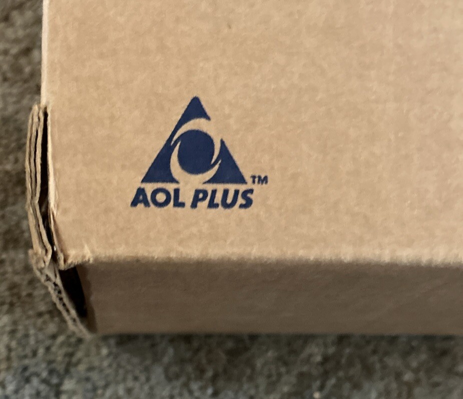 AOL Plus High Speed DSL Modem Kit Vtg Tech Computer History Man Cave Internet