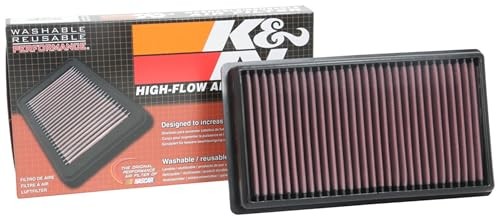 Engine Air Filter: Reusable, Clean Every 75,000 Miles, Washable, Replacement