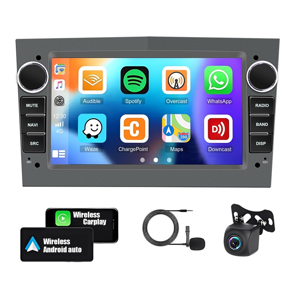 CarPlay Android Auto Android 15 4+64G 7"Screen For Opel Combo 2000,2004-2010