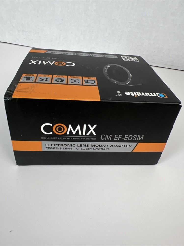 Electronic Lens Mount Adapter CM-EF-EOSM Commlite COMIX