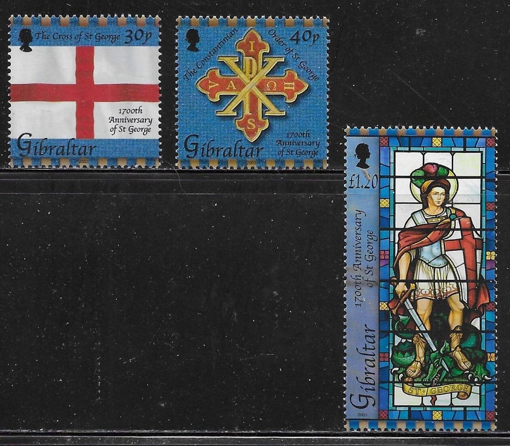 Gibraltar Scott #'s 938 - 940 MNH