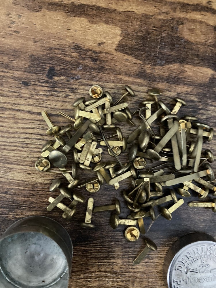 Vintage Brass Fasteners
