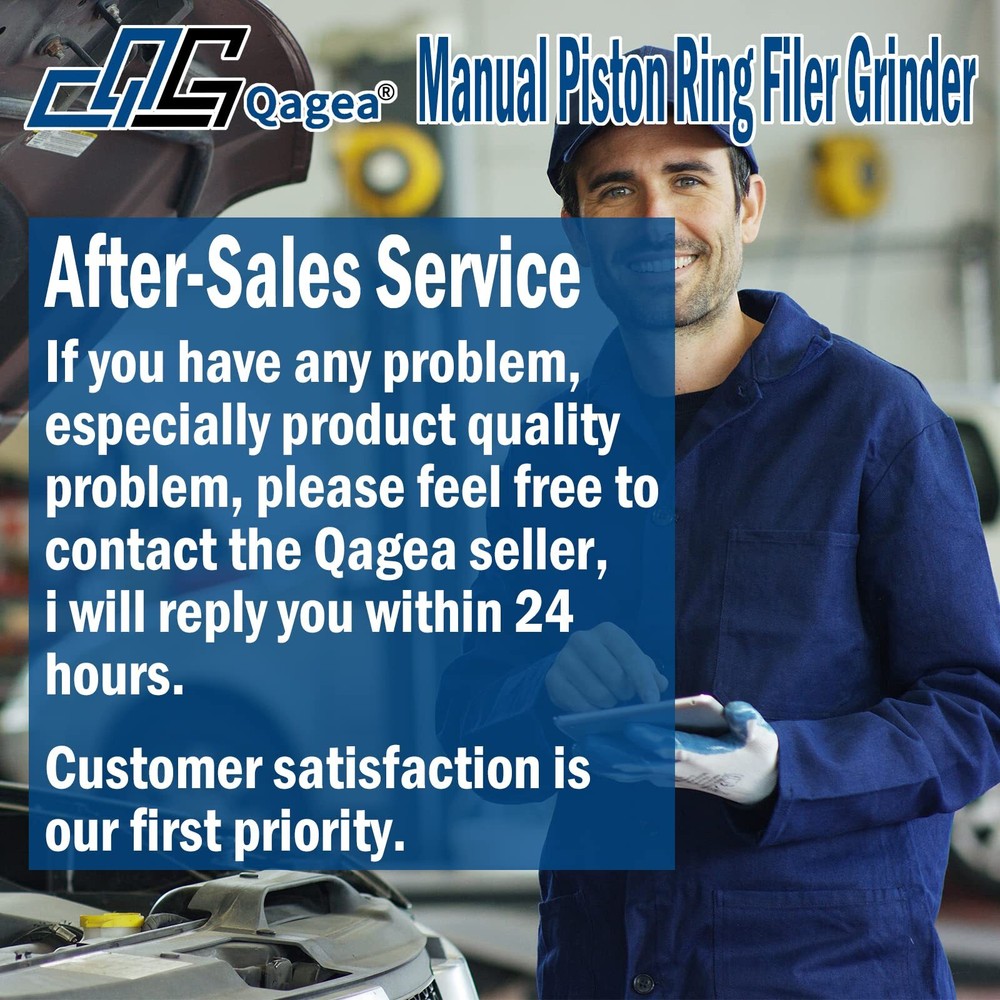 Manual Piston Ring Filer includes 120 Grit Carbide Grinding Wheel Replace