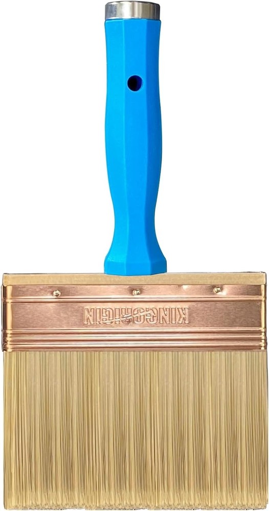 Durable 5-Inch Deck Stain Brush & Extension Handle Combo - 3 Brushes Per Set