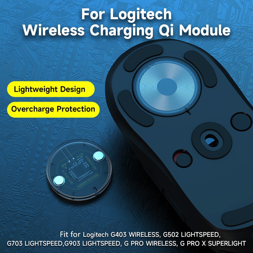 Lightweight Mouse Wireless Charging Receiver Module For Logitech G403 502 GPW