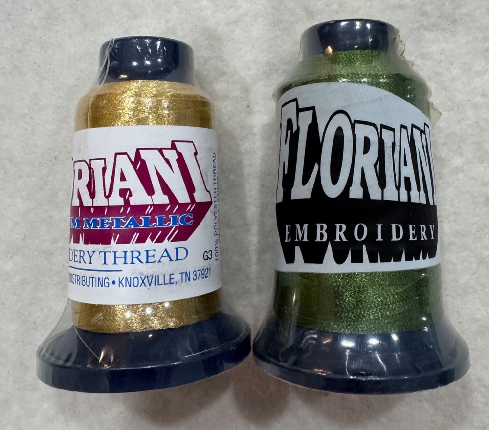 Floriani Embroidery Thread 7 New Spools of Poly Multiple Colors