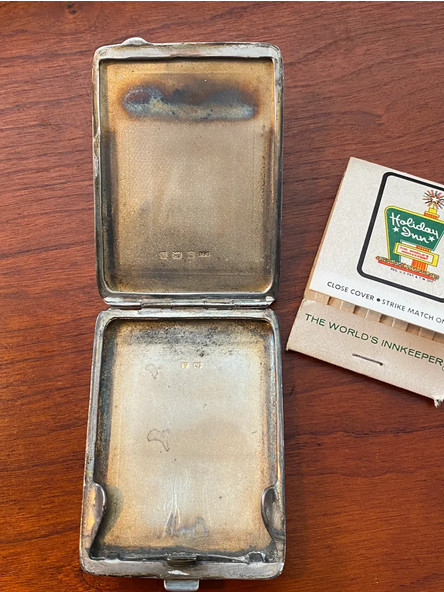 Silver Matchbook (Vesta) Case - 1925 - Birmingham