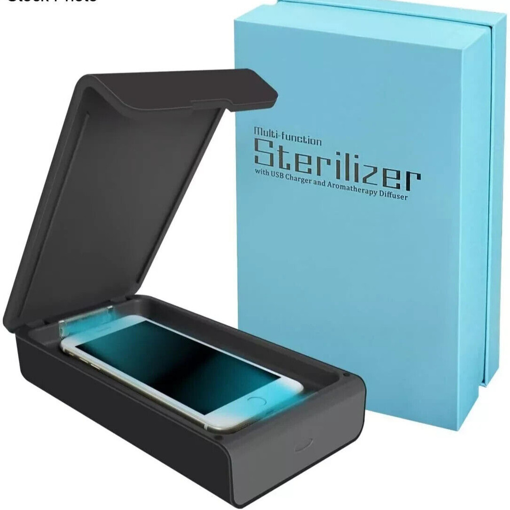 Smartphone Multi Function Sterilizer with Aromatherapy Diffuser Blue