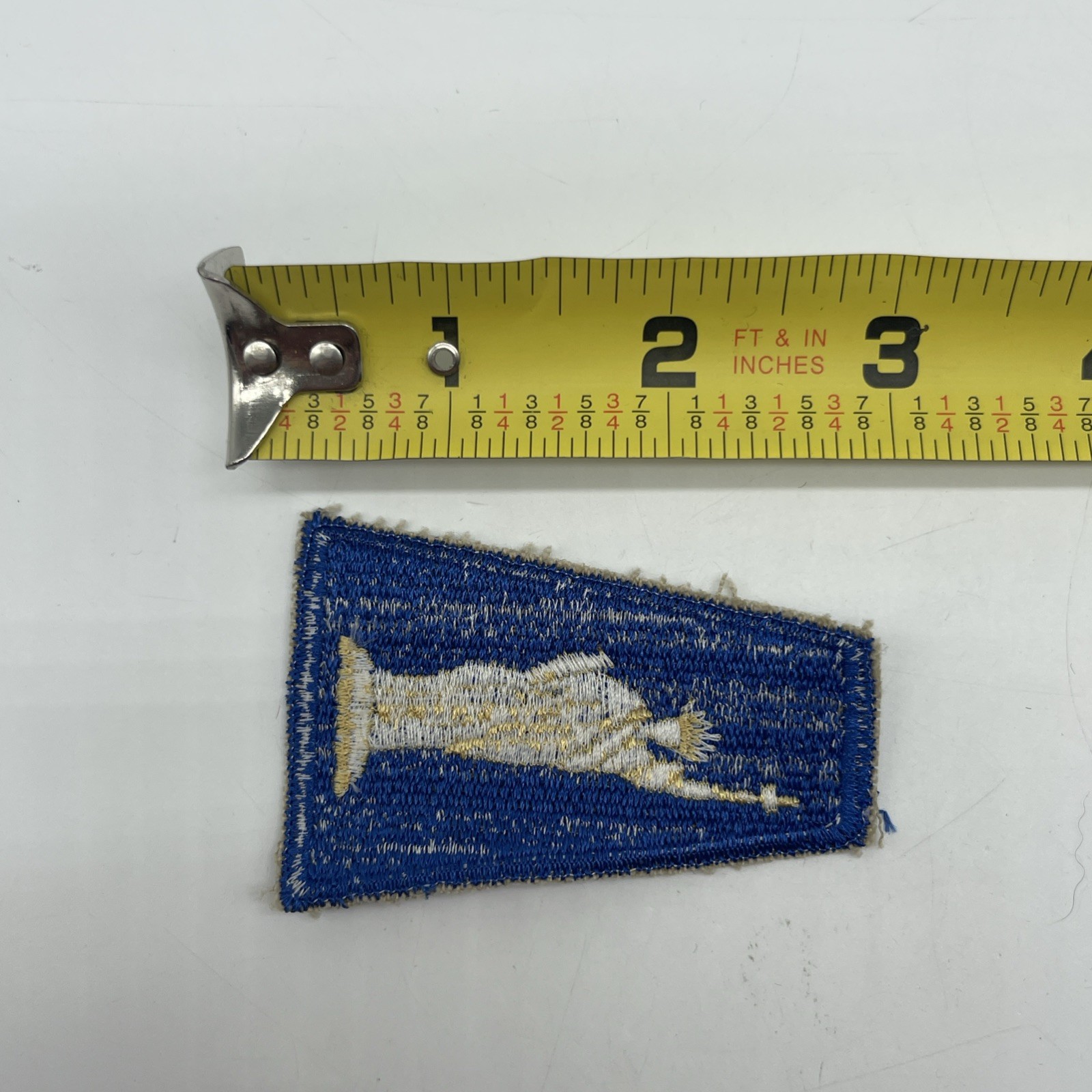 U.S. Military 77th Infantry Division Patch Insignia Lady Liberty Cut Edge