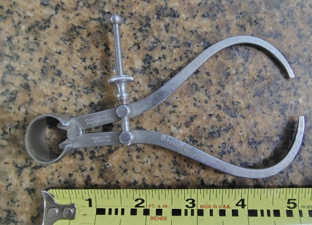 🗽 VINTAGE STARRETT 4" OD CALIPER