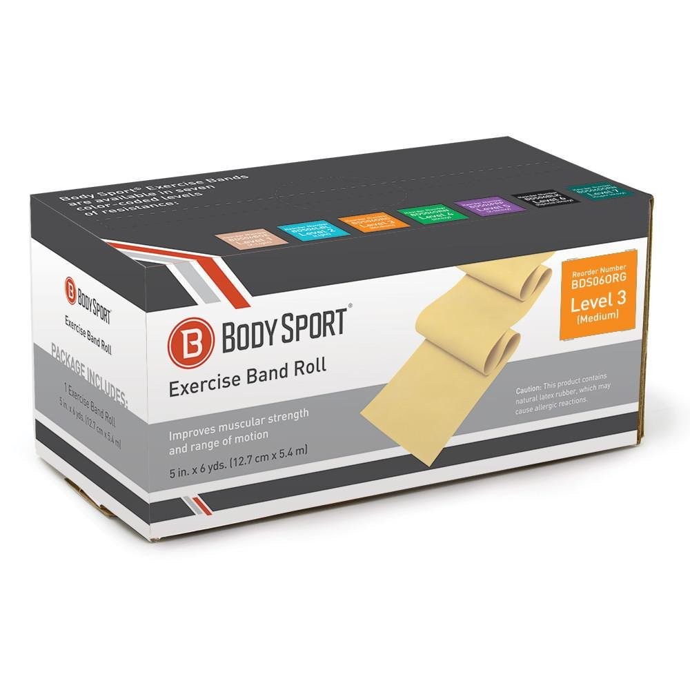 Medium Resistance Exercise Band, Orange