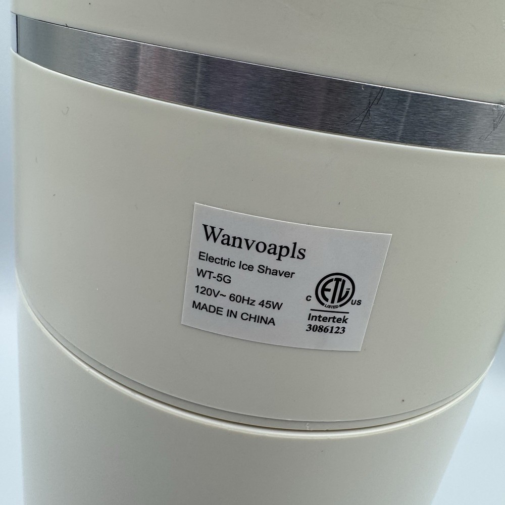 Wanvoapls Shaved Ice Machine Maker WT-5G