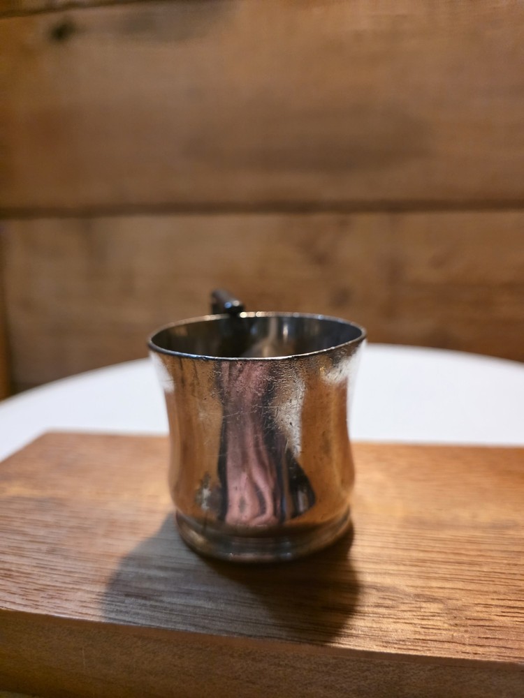 Vintage Forbes Small Silver Cup With Handle S.P. Co.