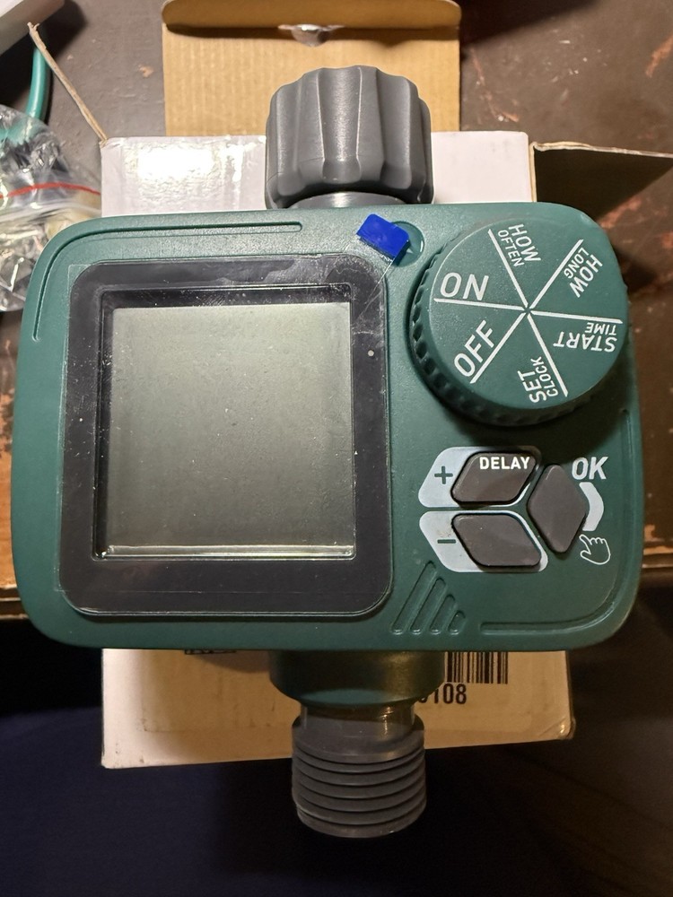 Sprinkler Timer Programmable Hose Timer with Rain Delay Manual and Automatic