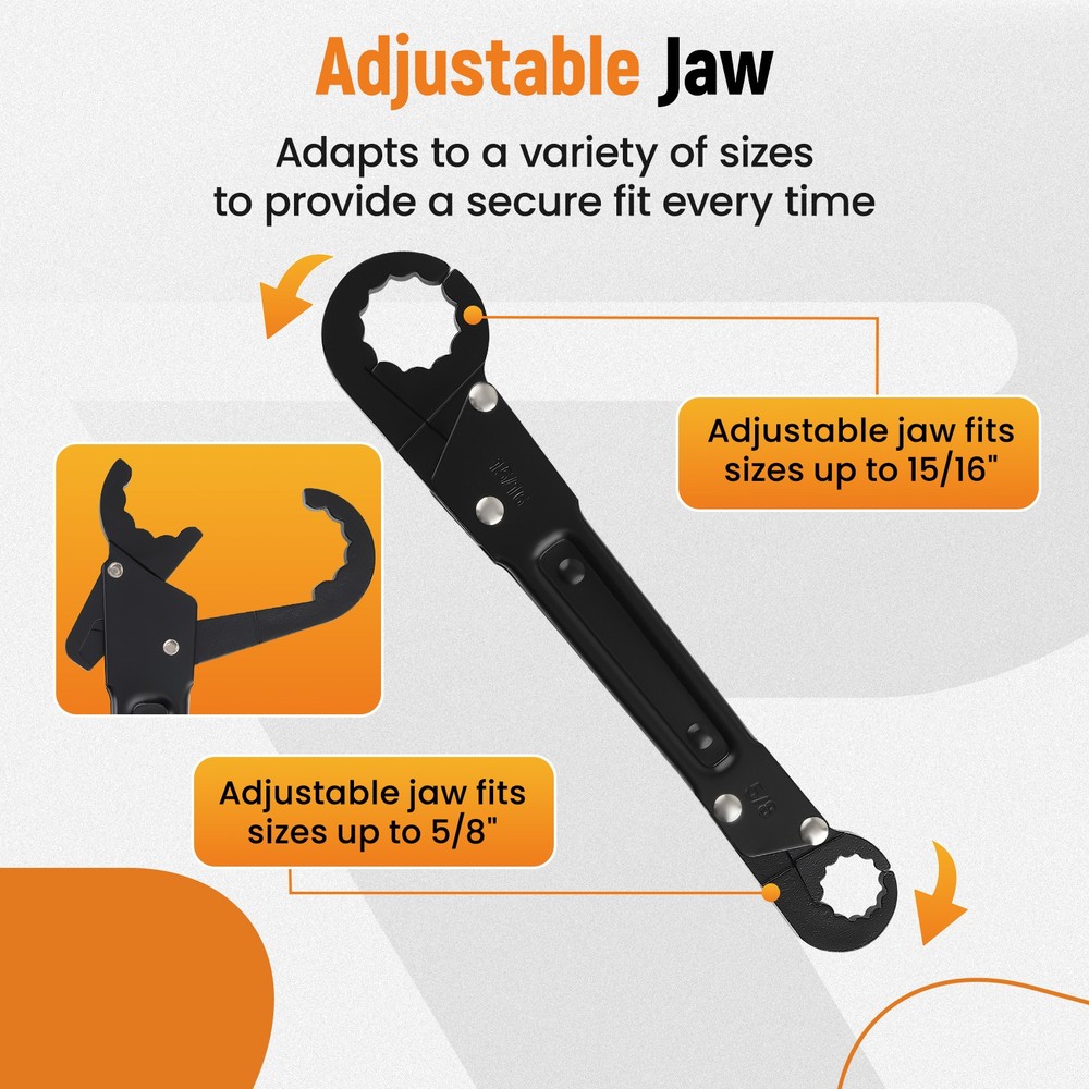 Plumber Wrench Tools Compression Angle Stop and Removing the Compression Ring