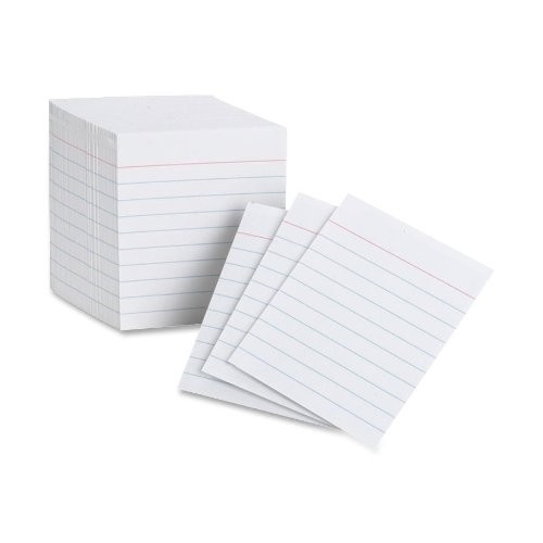 Esselte ESS10009 Mini Index Cards 200 Sheets 3x2.5 White