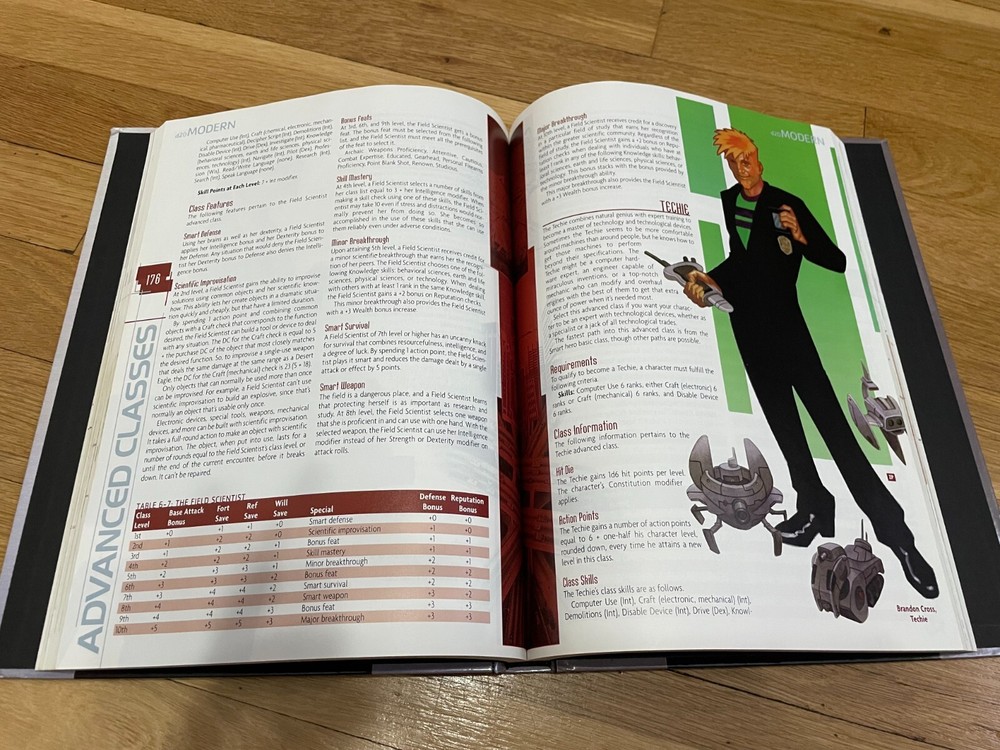 D20 Modern Role-Playing Game Core Rulebook HC
