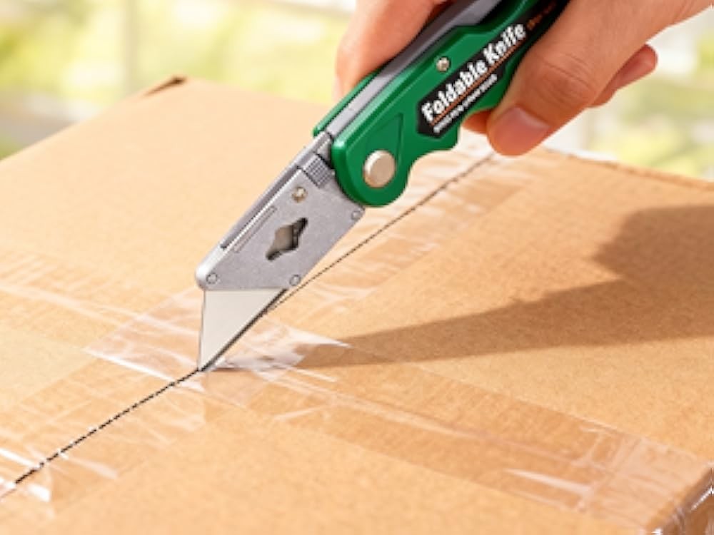 Heavy Duty Folding Box Cutter Set Replacement Blades, Profal Utility