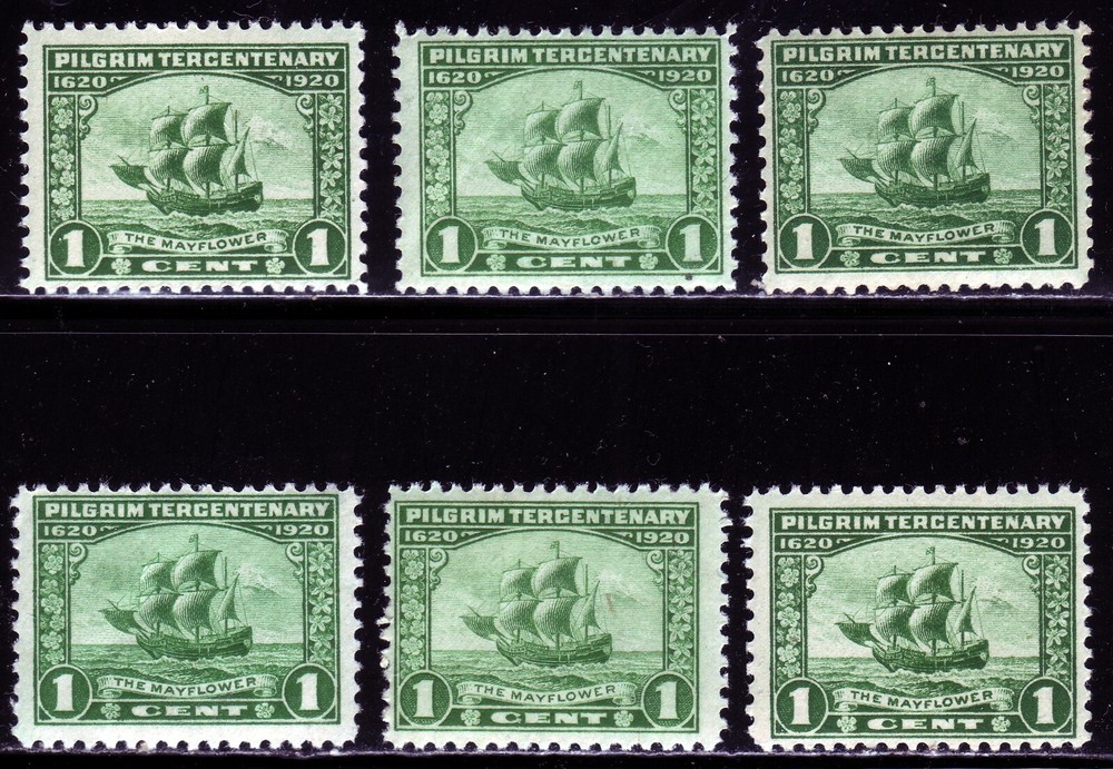 #548 PILGRIM TERCENTENARY. FINE-VERY FINE NEVER HINGED OG. SCV $10