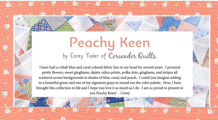 Peachy Keen Moda Corey Yoder Layer Cake
