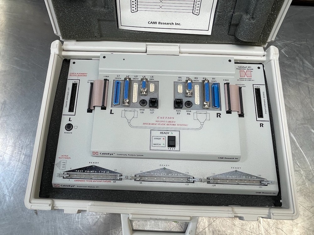 Cable Eye Continuity Analysis System Expansion Module XP1 CAMI Research