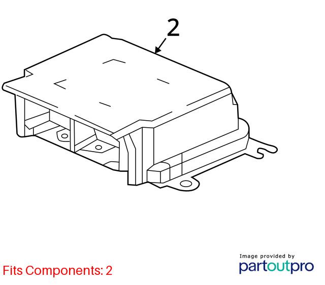 24 ACURA INTEGRA TYPE S SRS CONTROL MODULE 77960-31M-A930-M2