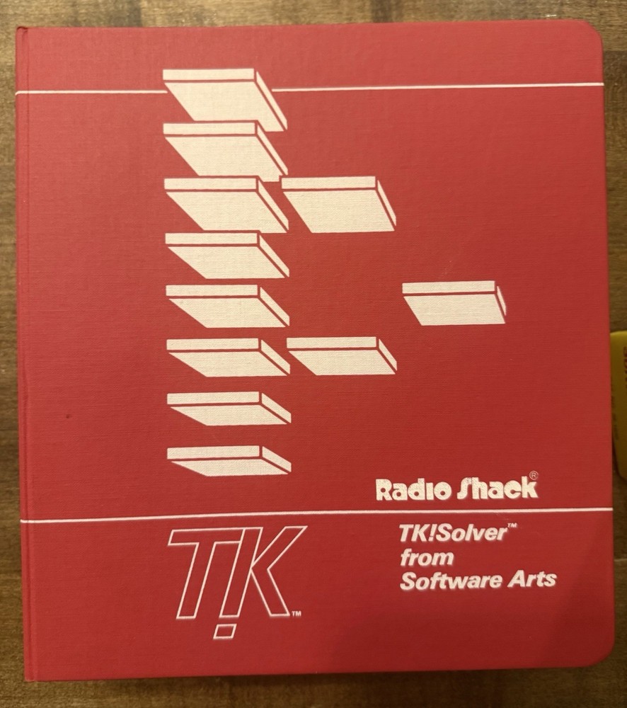 IBM PC Software: TK! SOLVER 1.2 From Software Arts DOS Vintage