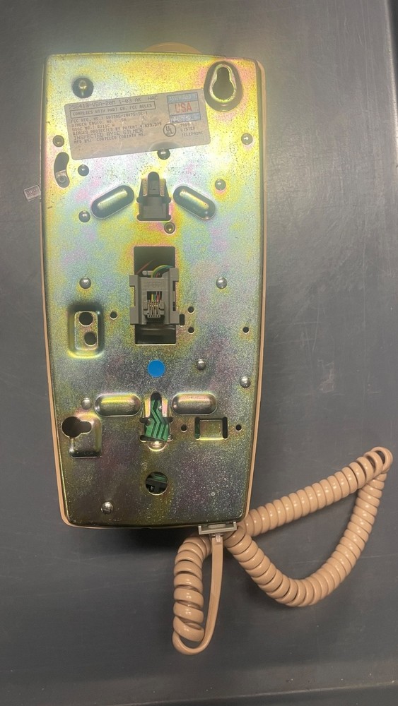 Cortelco 255413-VBA-20M Wall Phone Beige