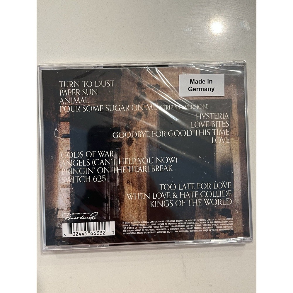 Def Leppard SIGNED Drastic Symphonies CD Autographed ACOA Authenticated #17