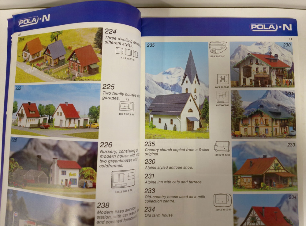 POLA 1983 Model Construction Kits HO-N Catalog