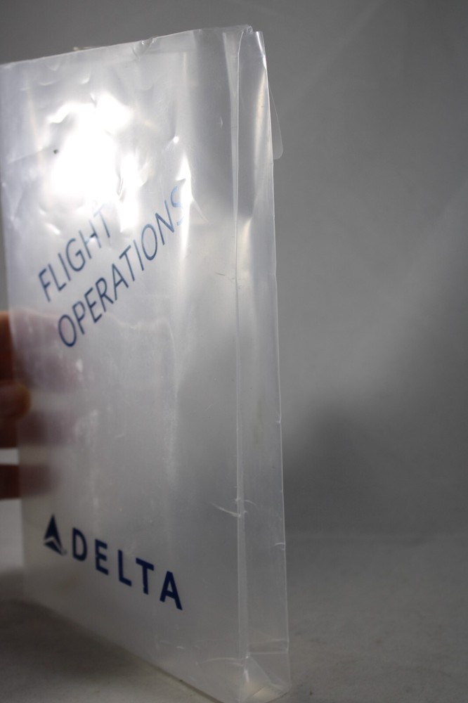 Delta Airlines - Flight Operations Bag - Storage - Hook Loop Folder